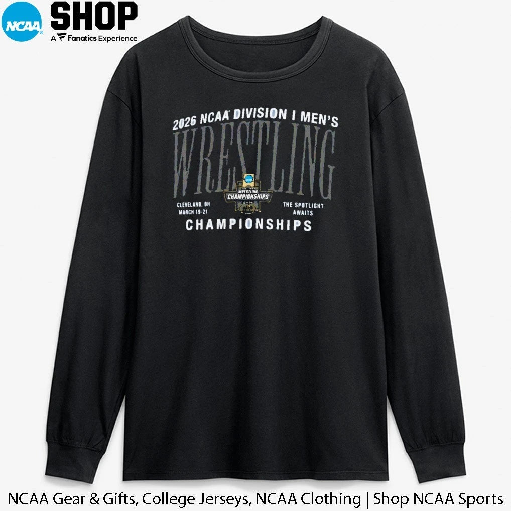 2026 NCAA Division I Men’s Wrestling Championships Cleveland Oh March 19-21 The Spotlight Awaits T-Shirt