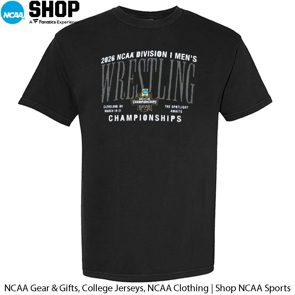 2026 NCAA Division I Men’s Wrestling Championships Cleveland Oh March 19-21 The Spotlight Awaits T-Shirt