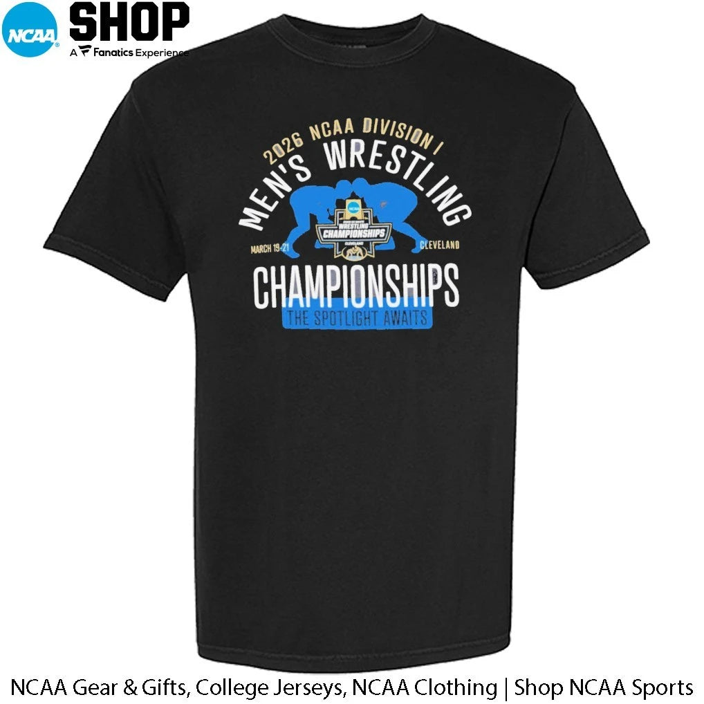 2026 NCAA Division I Men’s Wrestling Championships March 19-21 Cleveland The Spotlight Awaits T-Shirt