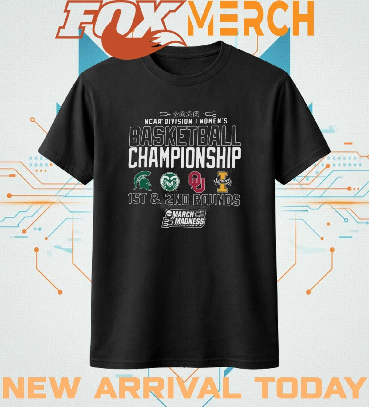 2026 NCAA Division I Women’s Basketball Championship 1st &amp; 2nd Rounds Norman, OK shirt