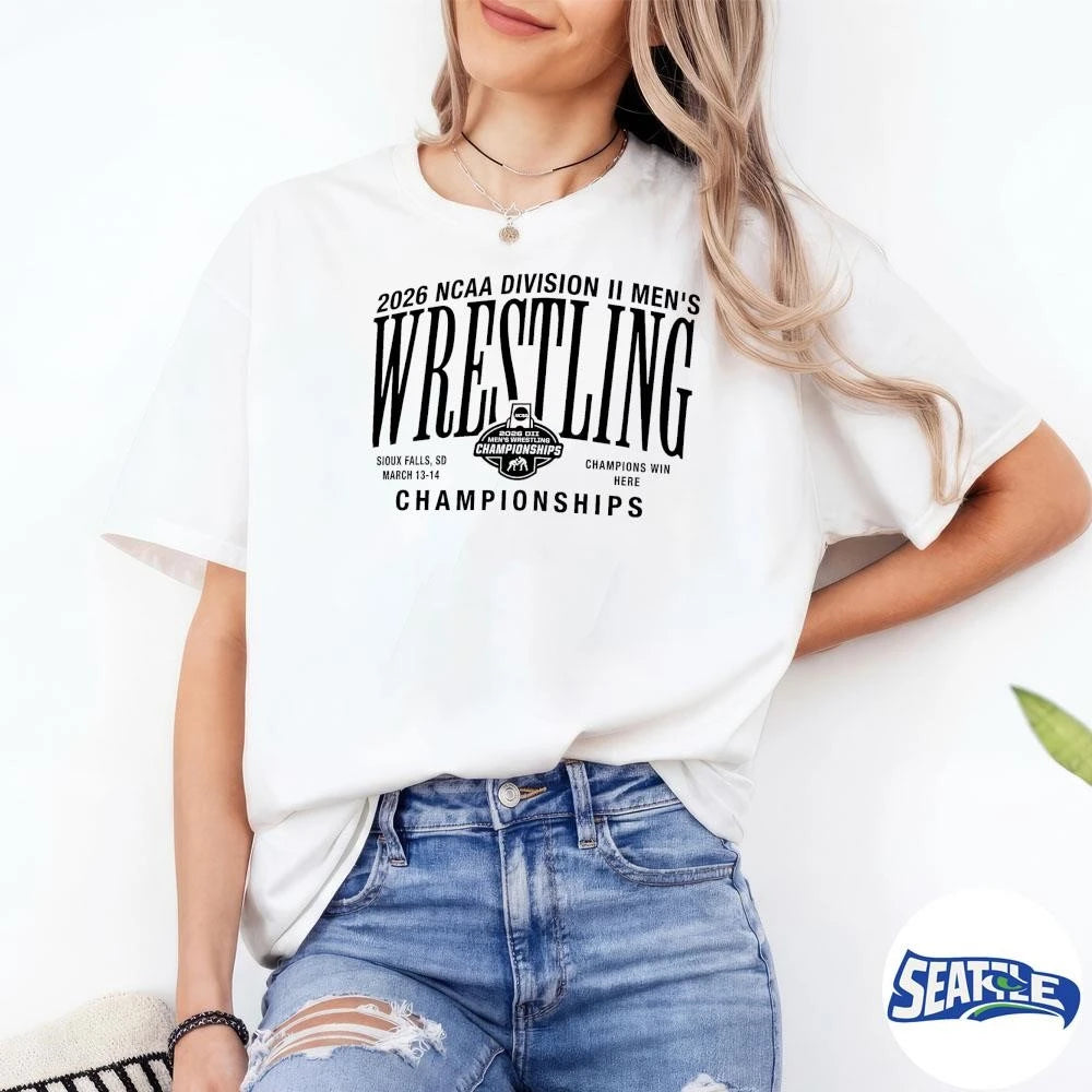 2026 NCAA Division II Men’s Wrestling Championships Champions Win Here Sioux Falls, Sd March 13-14 shirt