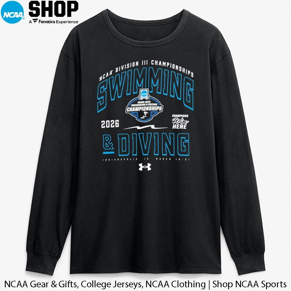 2026 NCAA Division III Championships Swimming and Diving Champions Win Here Indianapolis In March 18-21 T-Shirt