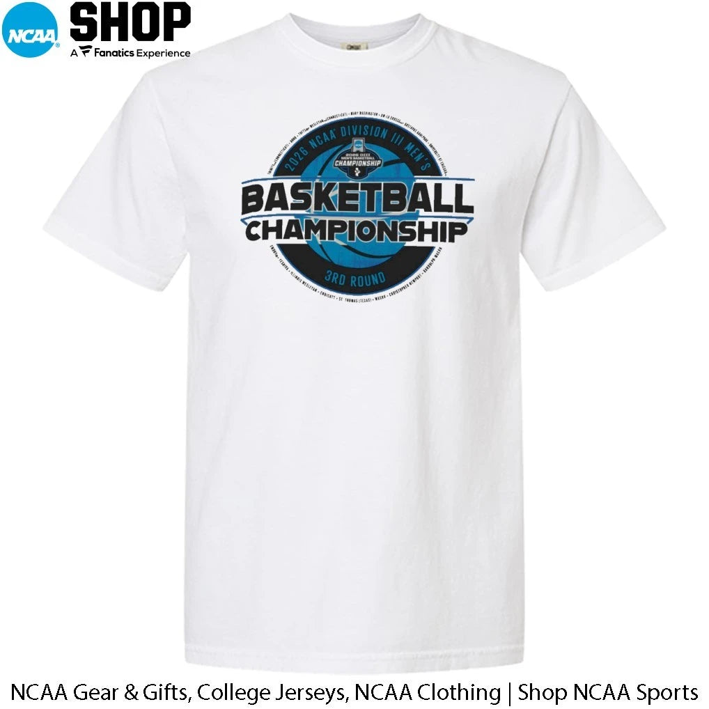2026 NCAA Division III Men’s Basketball Championship 3rd 16 Teams T-Shirt