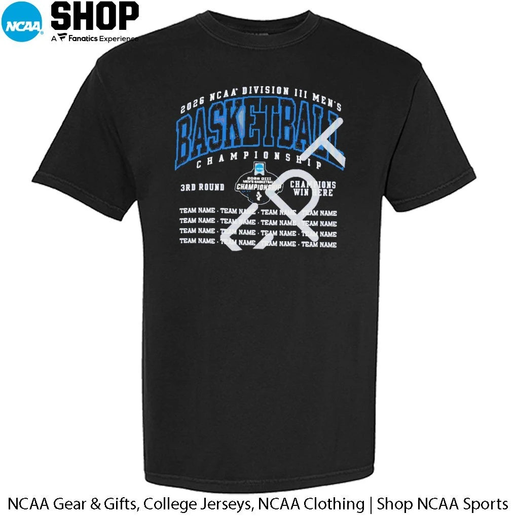 2026 NCAA Division III Men’s Basketball Championship 3rd Round Champions Win Here T-Shirt