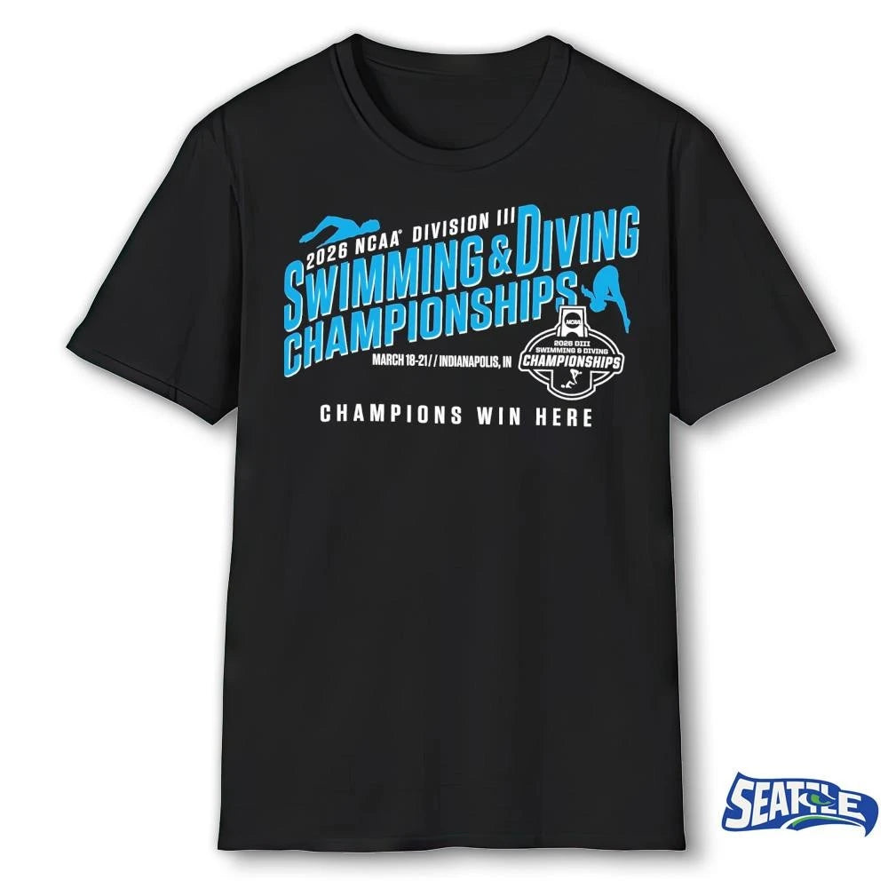 2026 Ncaa Division Iii Swimming And Diving Championships Indianapolis. In March 18-21 Champions Win Here shirt