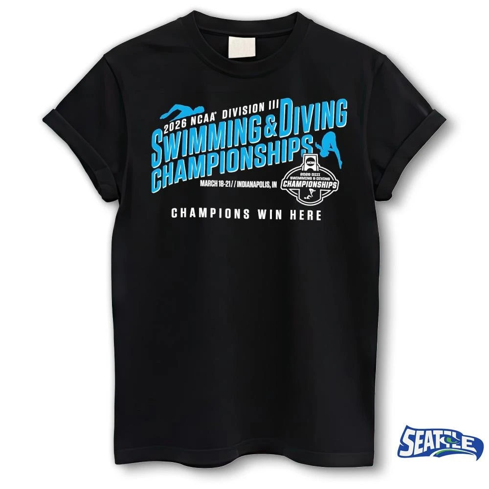 2026 Ncaa Division Iii Swimming And Diving Championships Indianapolis. In March 18-21 Champions Win Here shirt
