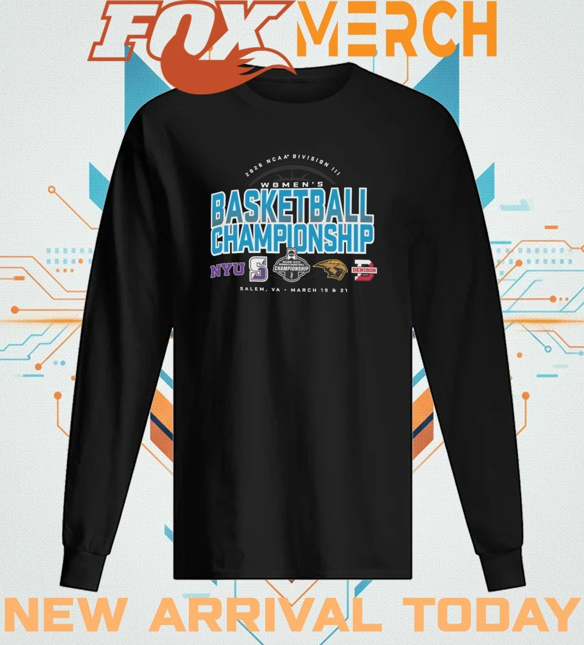 2026 NCAA Division III Women’s Basketball Championship Salem, Va march 19 – 21 t-shirt