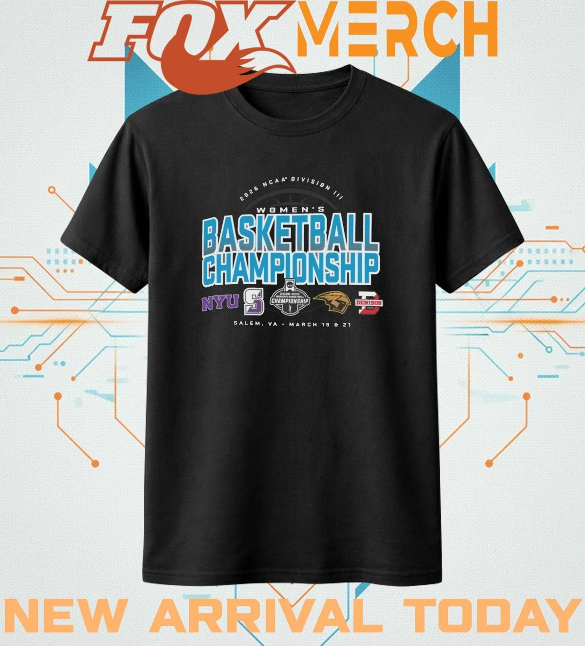 2026 NCAA Division III Women’s Basketball Championship Salem, VA march 19 &amp; 21 shirt
