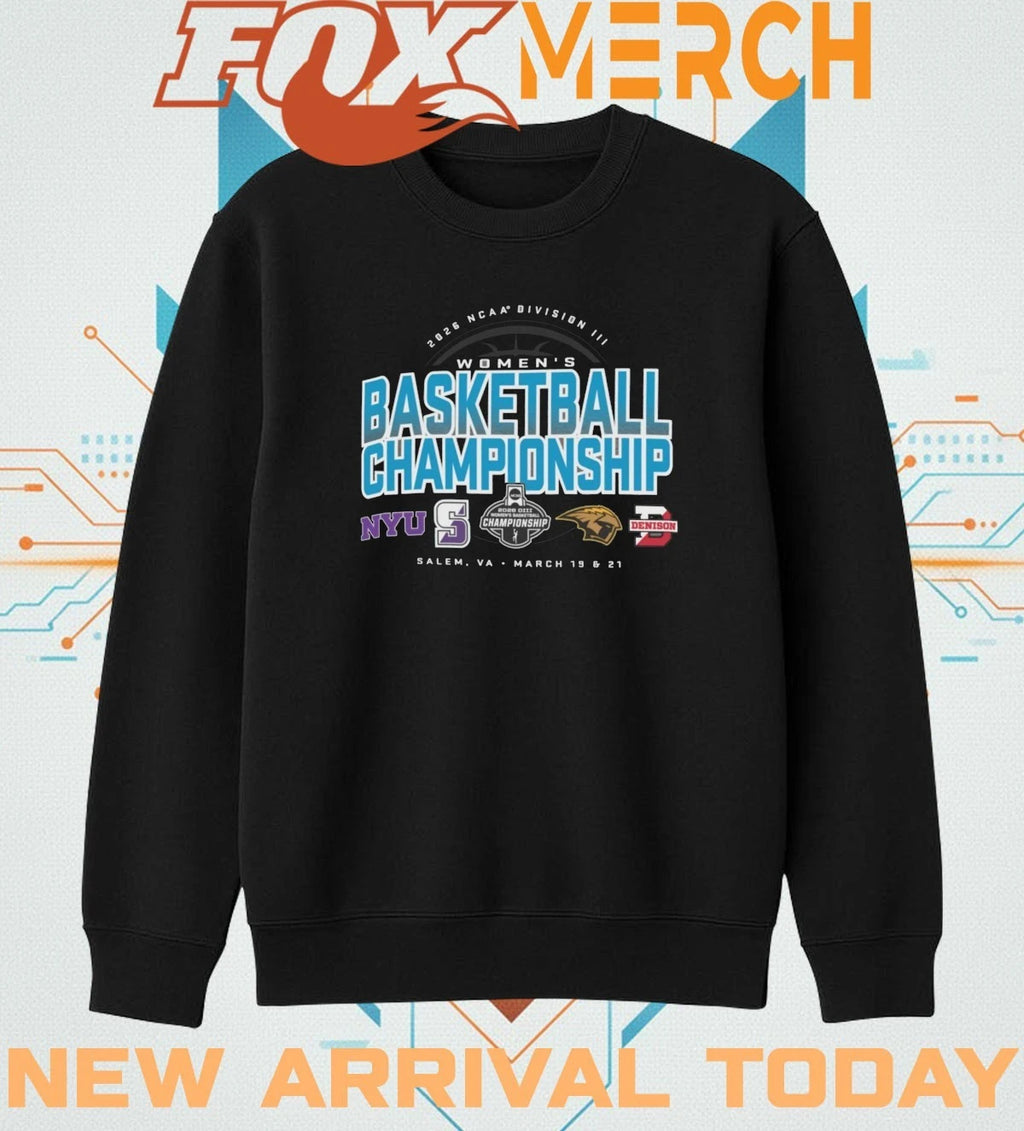 2026 NCAA Division III Women’s Basketball Championship Salem, Va march 19 – 21 t-shirt