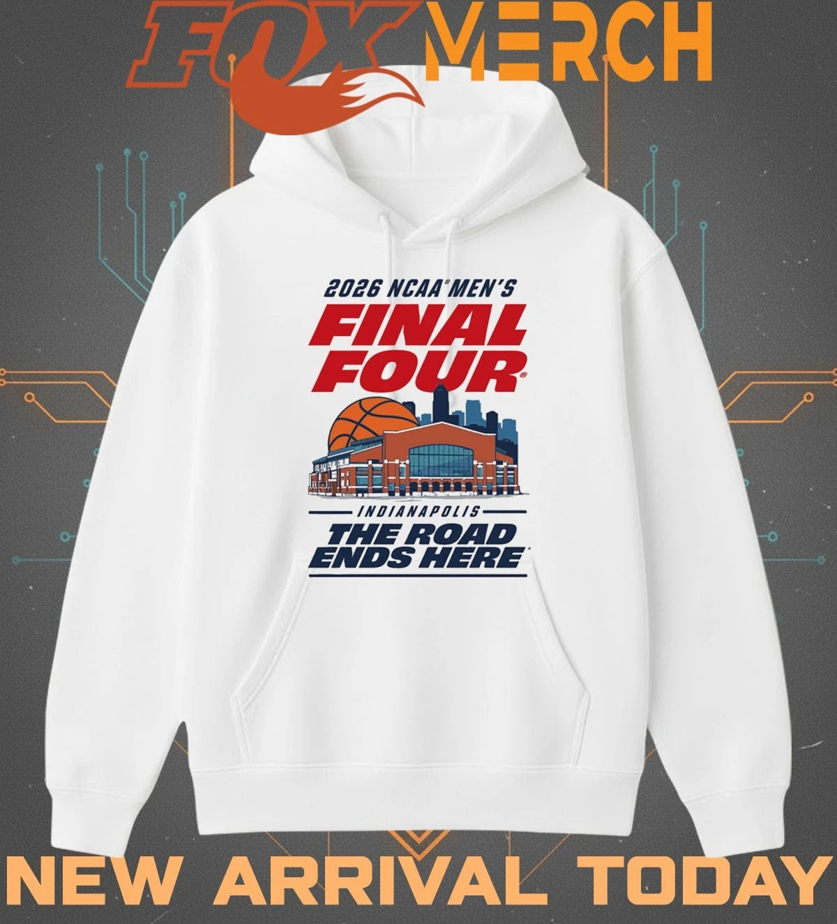 2026 NCAA Men’s Basketball Final Four Indianapolis The Road Ends Here t-shirt