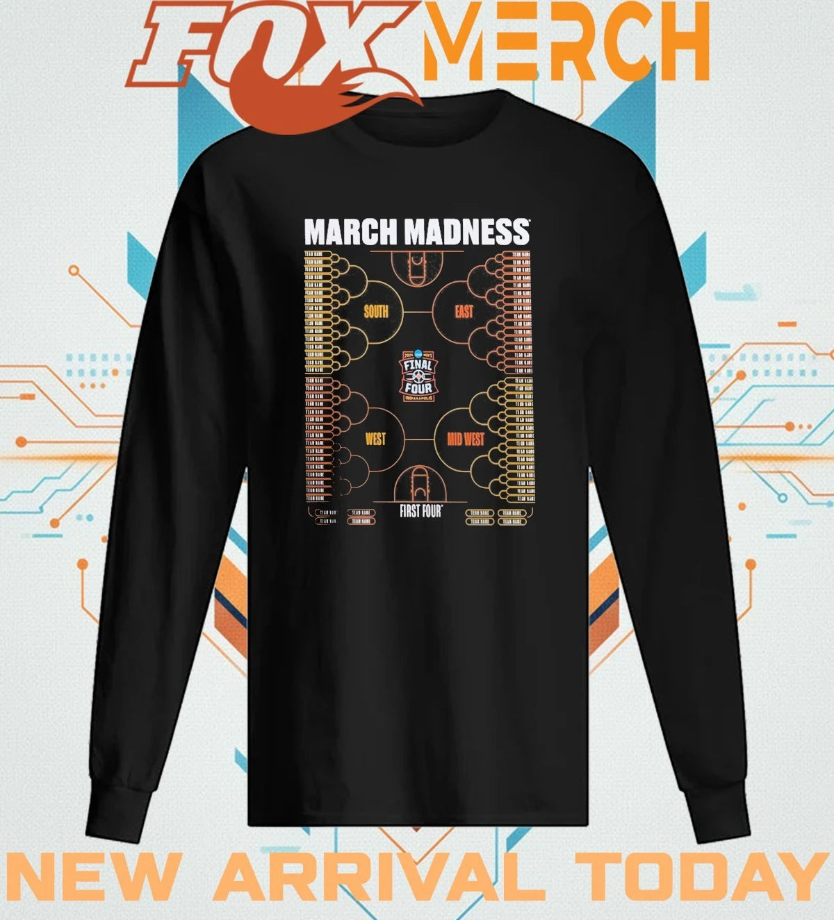 2026 NCAA Men’s Basketball Tournament March Madness Bracket shirt