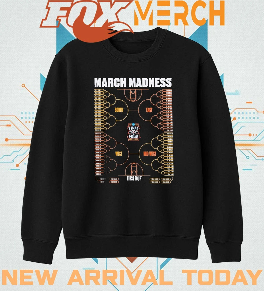 2026 NCAA Men’s Basketball Tournament March Madness Bracket shirt