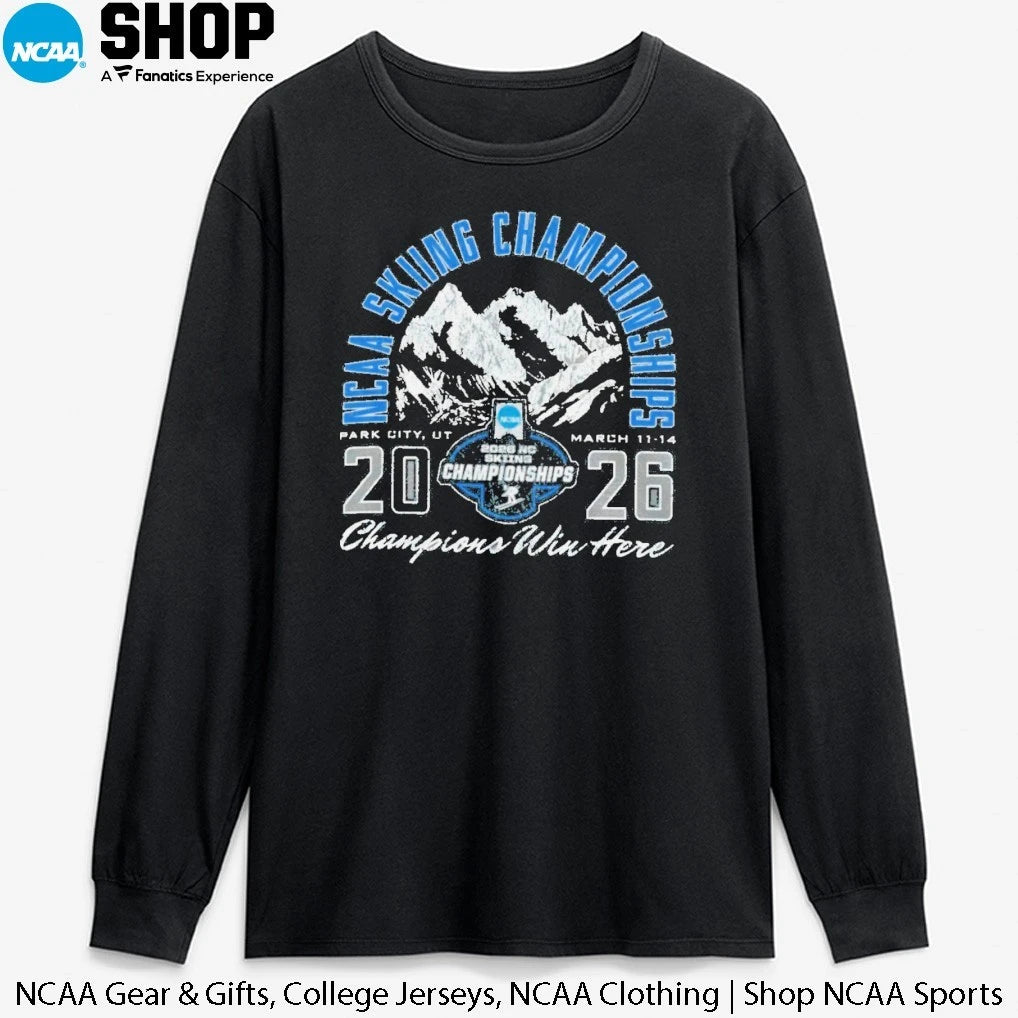 2026 NCAA Skiing Championships March 11-14 Park City Ut Champions Win Here T-Shirt