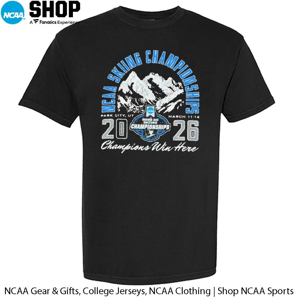 2026 NCAA Skiing Championships March 11-14 Park City Ut Champions Win Here T-Shirt