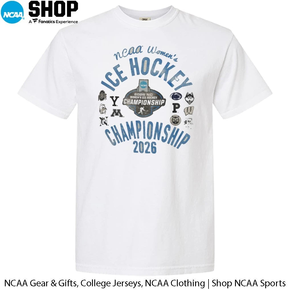 2026 NCAA Women’s Ice Hockey Championship 11 Teams T-Shirt
