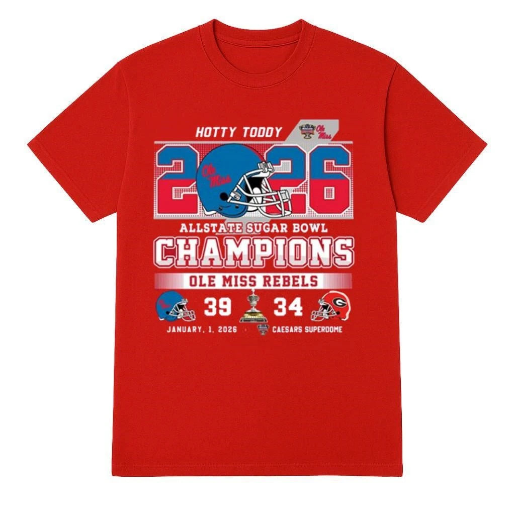 2026 Ole Miss Sugar Bowl Champs Hotty Toddy Shirt