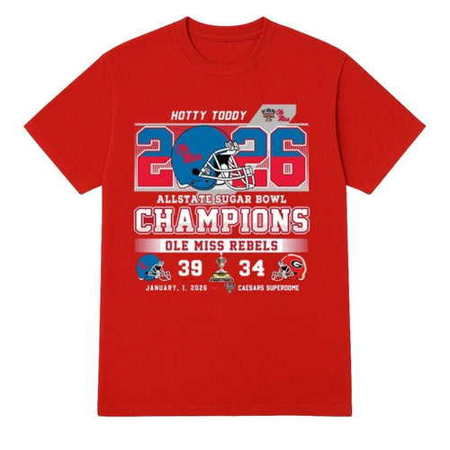 2026 Ole Miss Sugar Bowl Champs Hotty Toddy Shirt