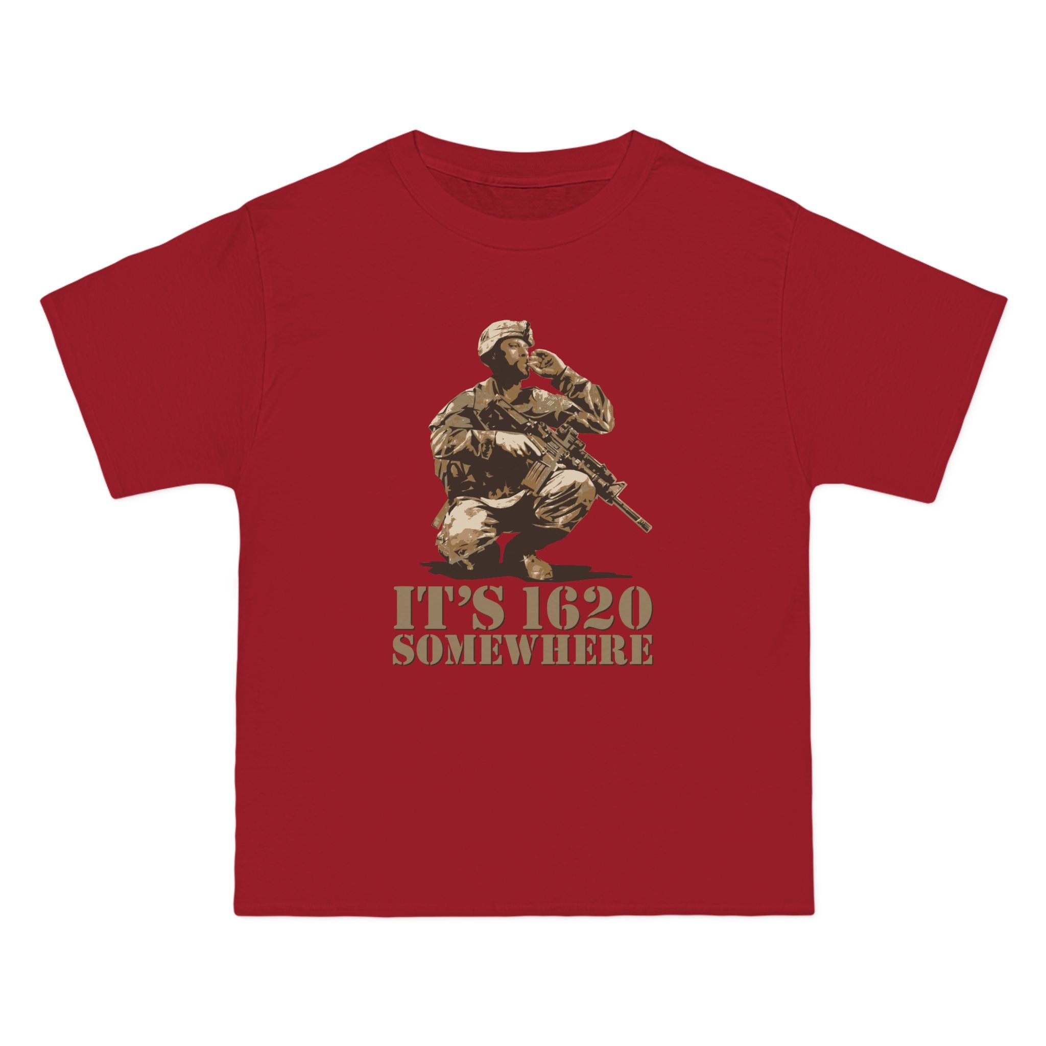It's 1620 Somewhere - Men's Heavyweight T-Shirt