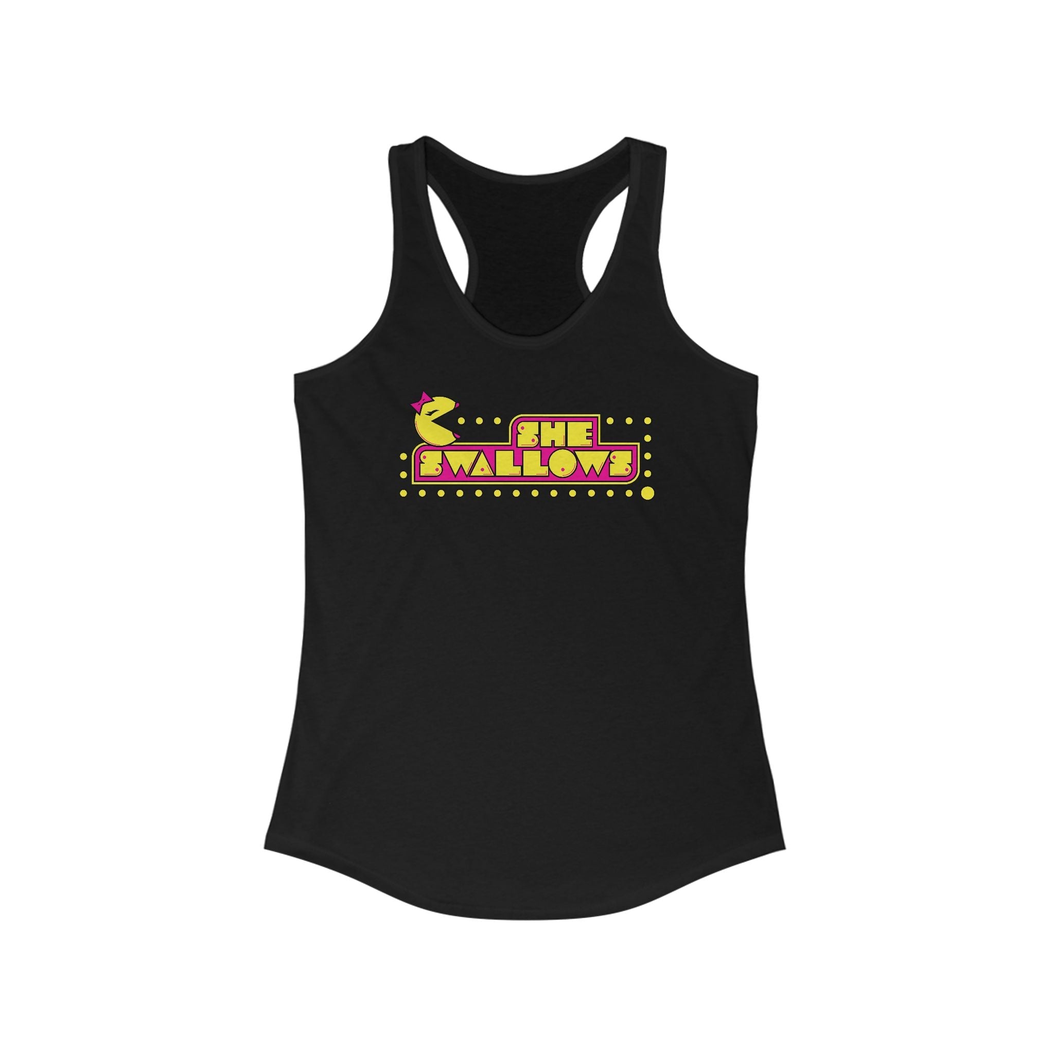 She Swallows - Women's Racerback Tank