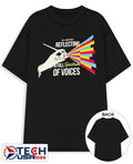 25 years wide angle reflecting a full spectrum of voices shirt