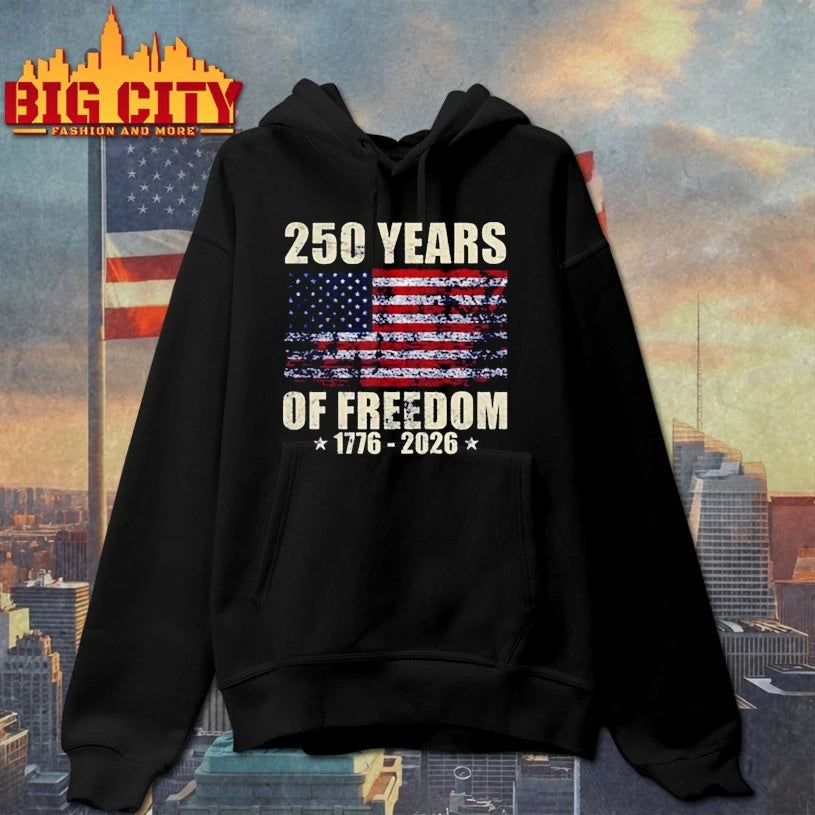 250 years of freedom 1776-2026 flag Shirt