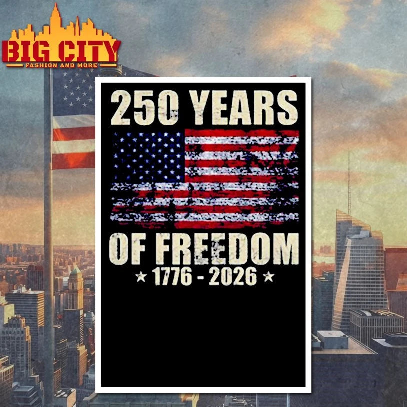 250 years of freedom 1776-2026 flag Shirt