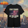 250 years of freedom 1776-2026 flag Shirt