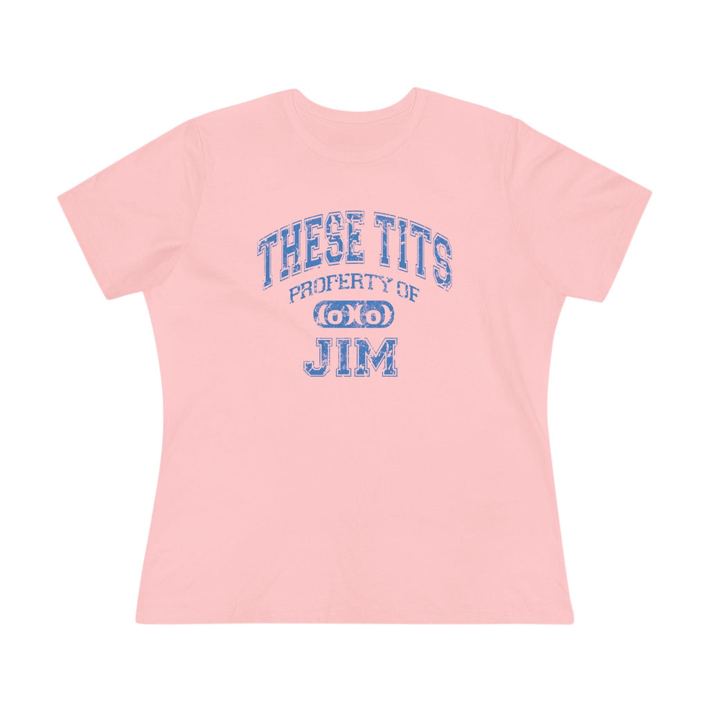 These Tits Property Of (Name) - Women's T-Shirt