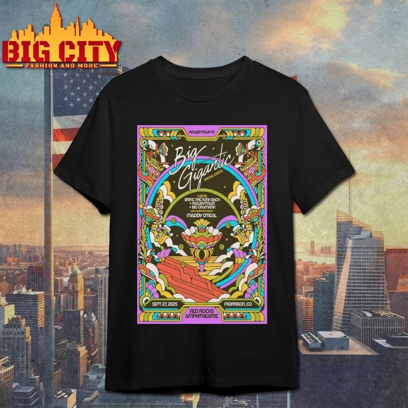 27 Sep 2025 Red Rocks Amphitheatre Big Gigantic Poster shirts