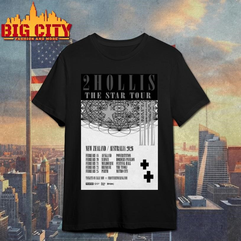 2hollis New Zealand Australia 2026 Poster shirt