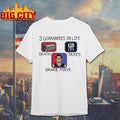 3 Guarantees In Life Death Taxes Drake Maye Shirt