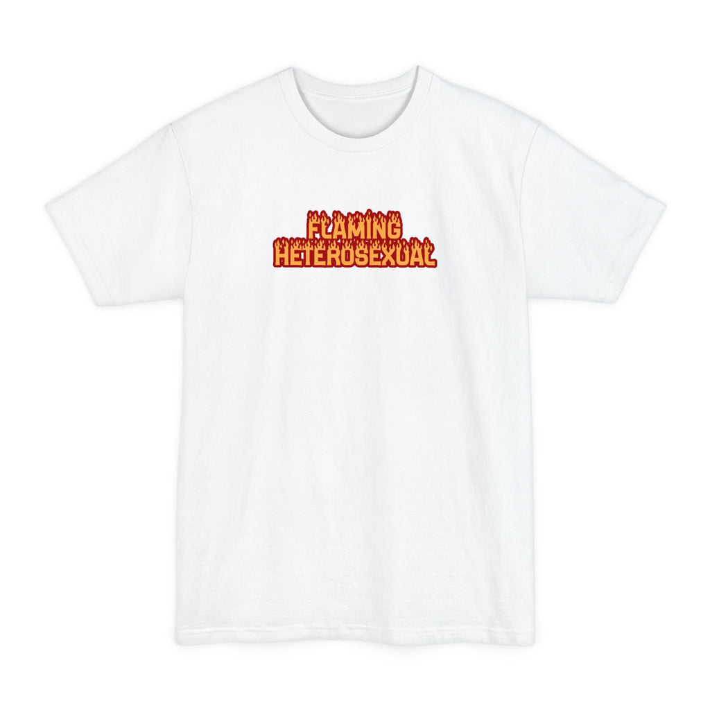 Flaming Heterosexual - Men's Tall T-Shirt