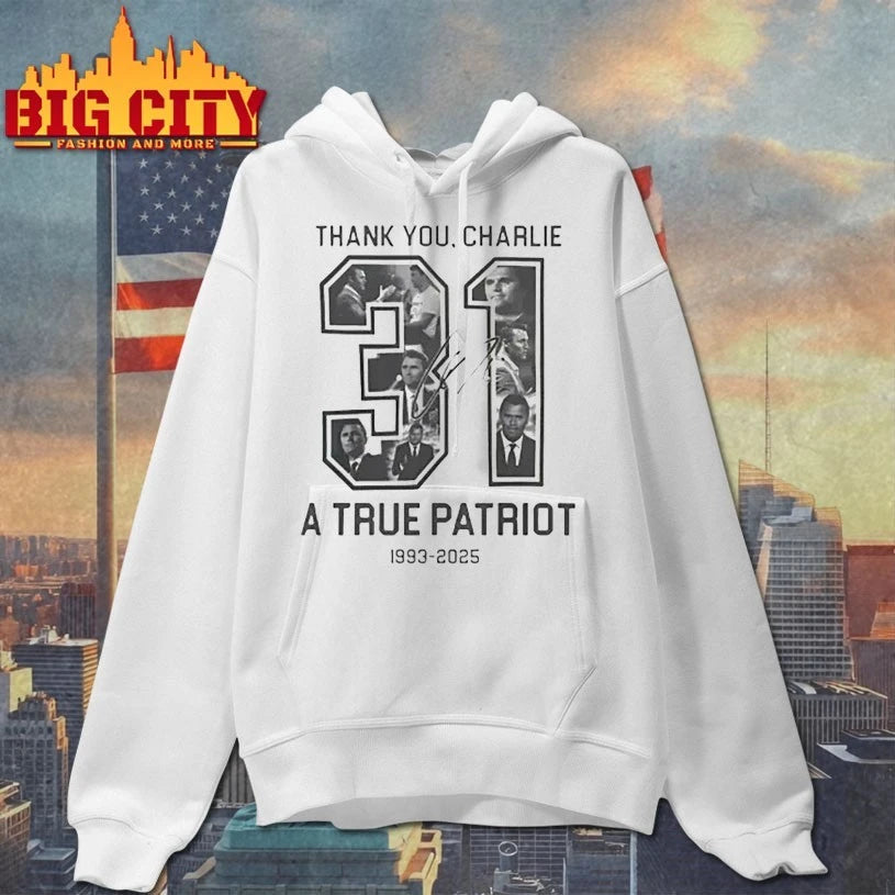 31 Thank You Charlie A True Patriot signature Shirt