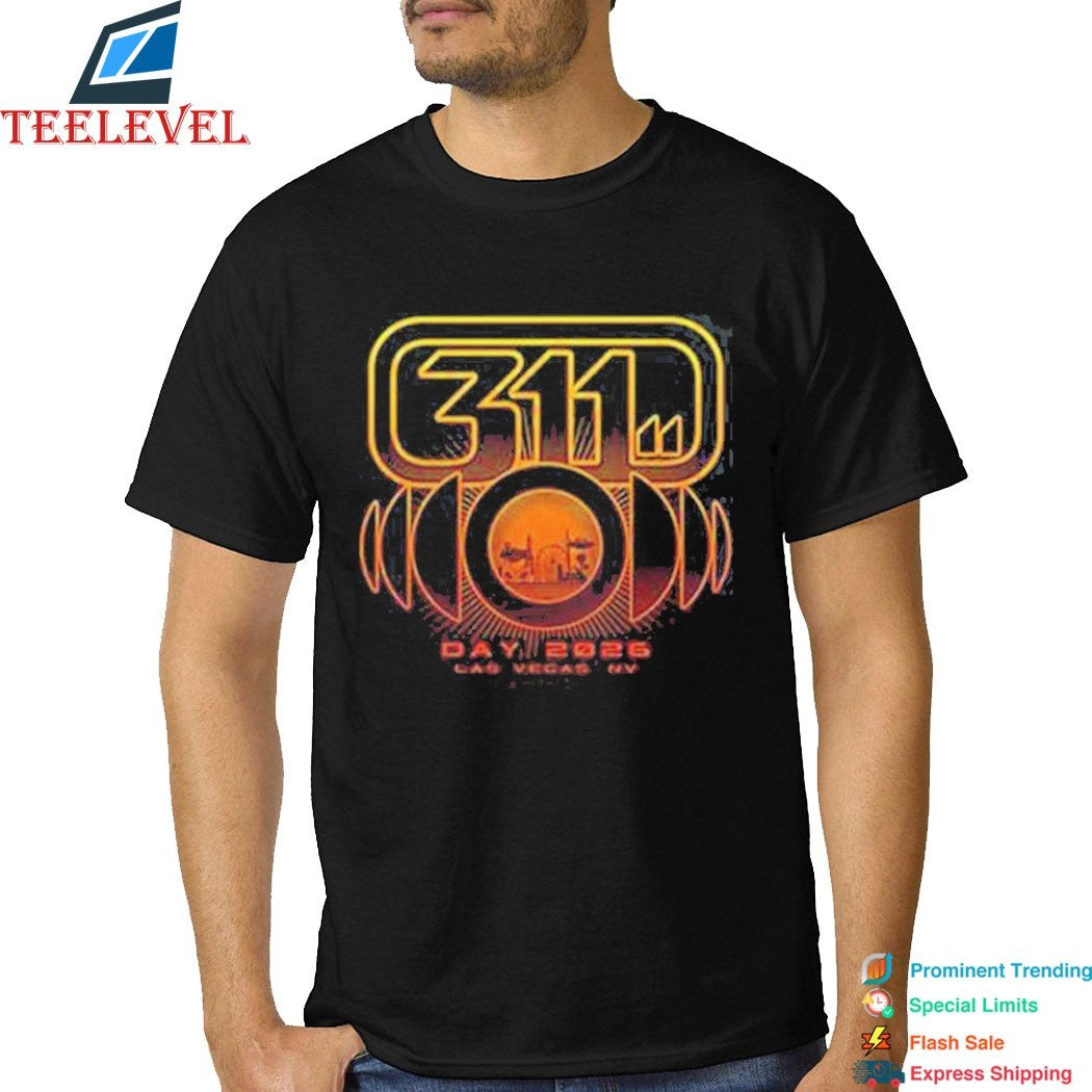 311 Band Day Las Vegas Nevada Dolby Live At Park MGM On March 8 2026 T-Shirts