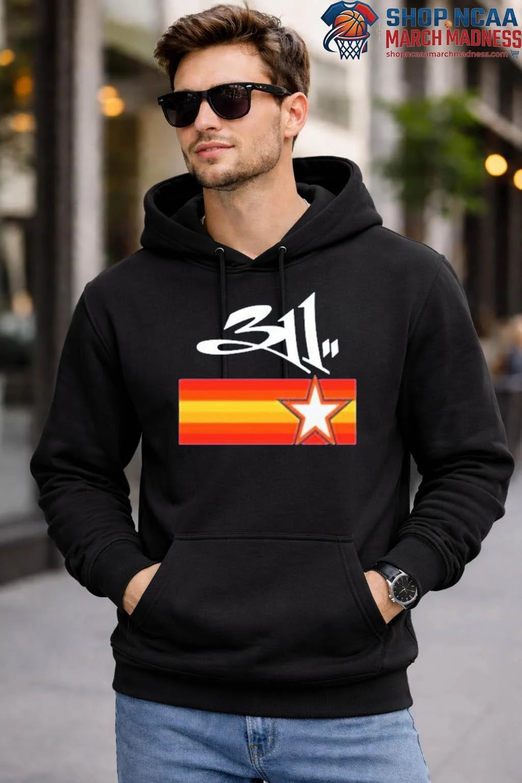 311 Mar 14 2026 Houston NAVY Tee Shirt