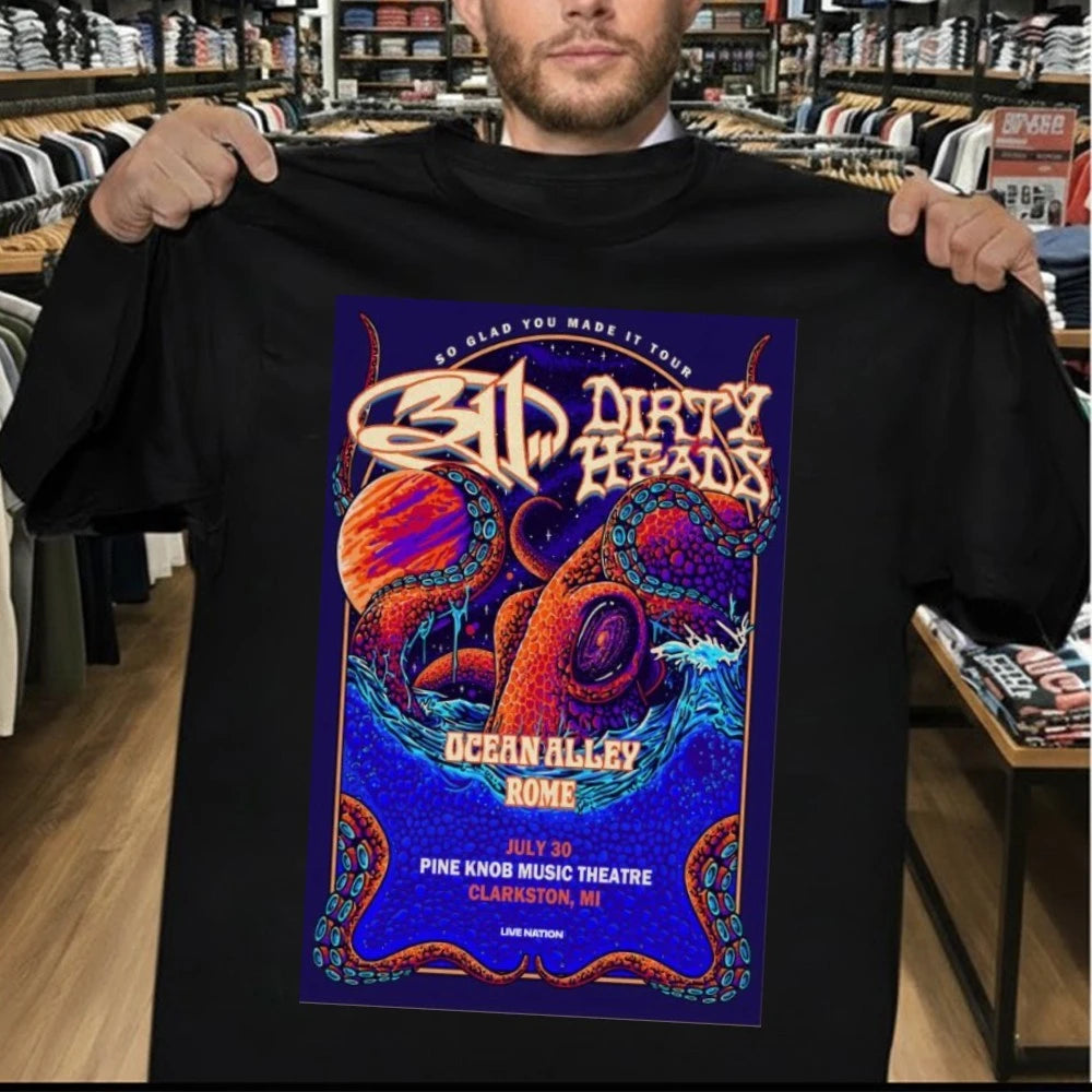 311 and Dirty Heads So Glad You Made It Tour 2026 Clarkston, MI Poster Shirt
