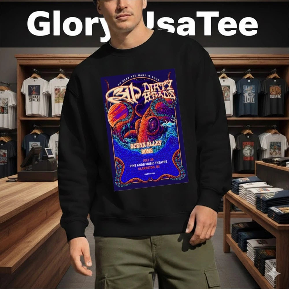 311 and Dirty Heads So Glad You Made It Tour 2026 Clarkston, MI Poster Shirt