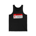 Warning - If I Wake Up With Marker On My Face I'll Stab You - Unisex Tank