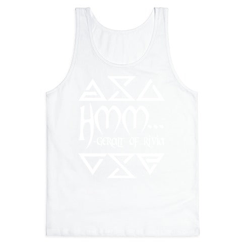 Hmm... - Geralt of Rivia Tank Top