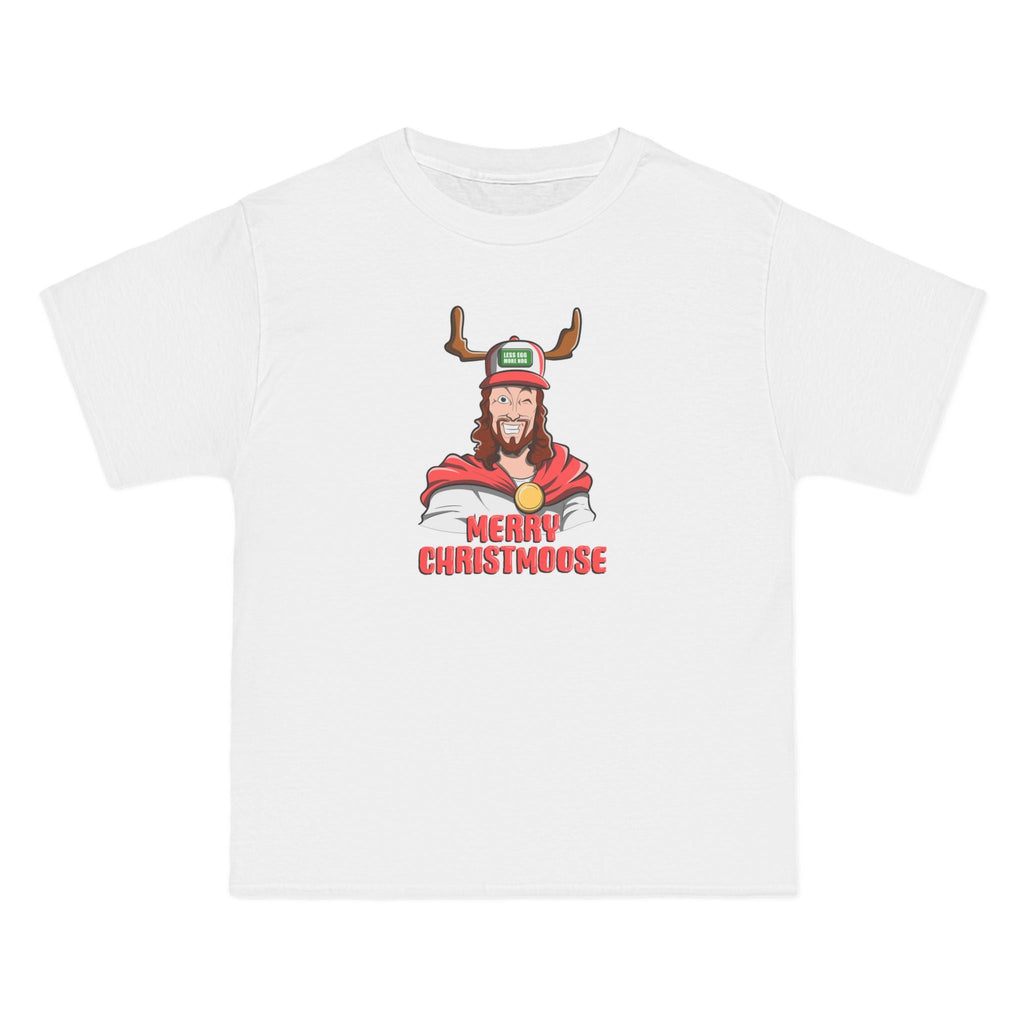 Merry Christmoose - Men's Heavyweight T-Shirt