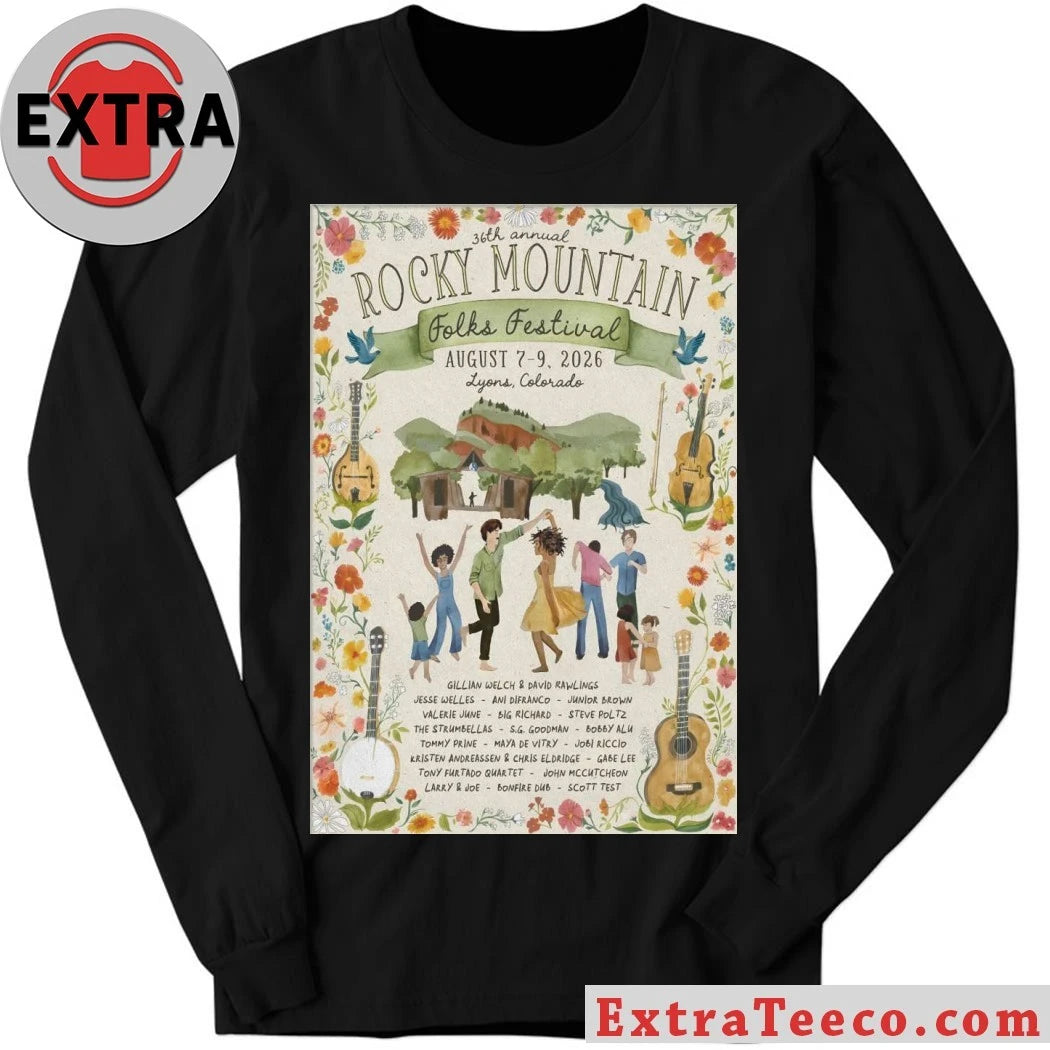36th Annual Rocky Mountain Event Lyons CO On Aug 7-9 2026 Poster Shirt