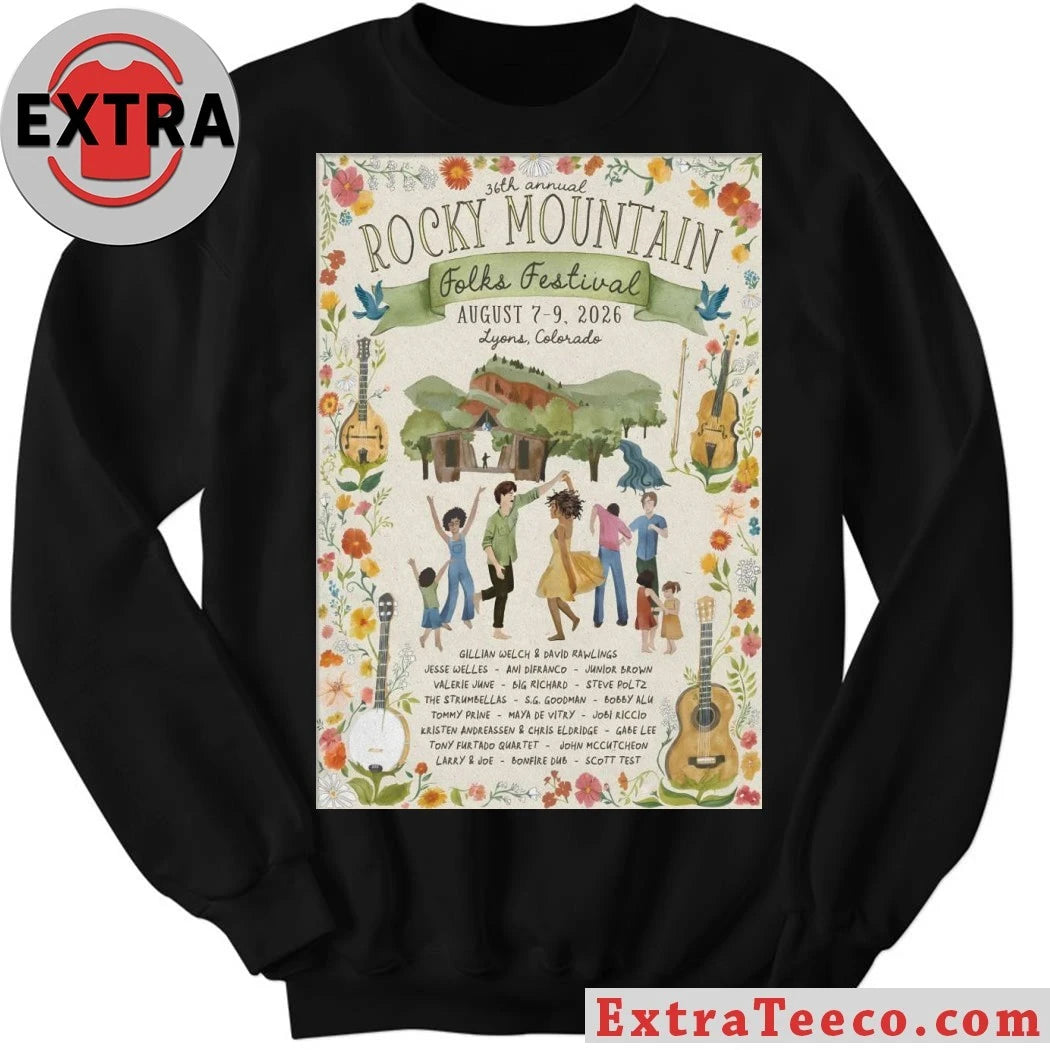 36th Annual Rocky Mountain Event Lyons CO On Aug 7-9 2026 Poster Shirt