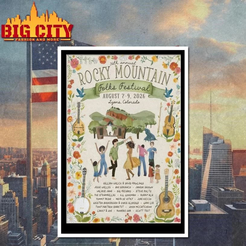 36th Annual Rocky Mountain Lyons CO On August 7-9 2026 Poster Shirt