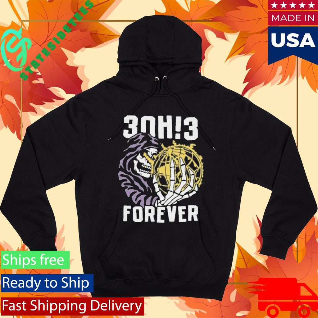 3Oh!3 Forever Skeleton Earth Shirt