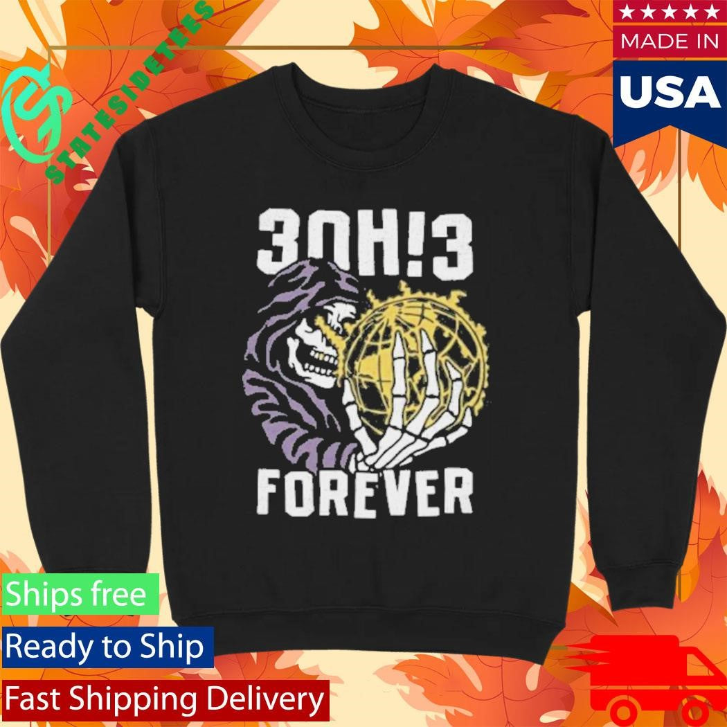 3Oh!3 Forever Skeleton Earth Shirt