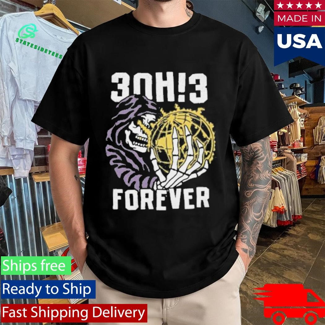 3Oh!3 Forever Skeleton Earth Shirt