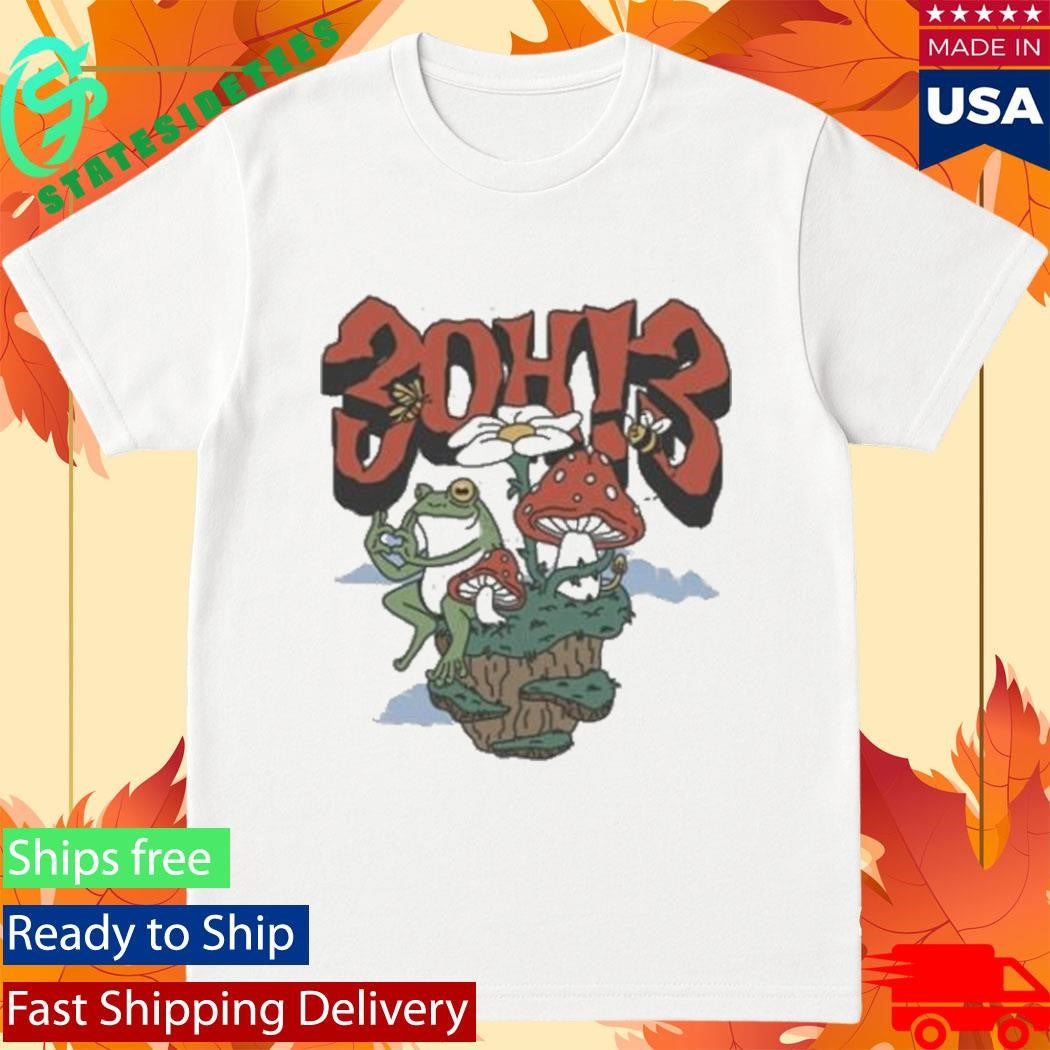 3Oh3 Frog Mushroom Flower Shirt
