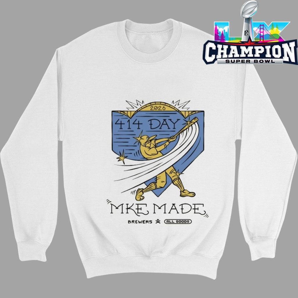 414 Day Mke Made Brewers X All Goods Shirt