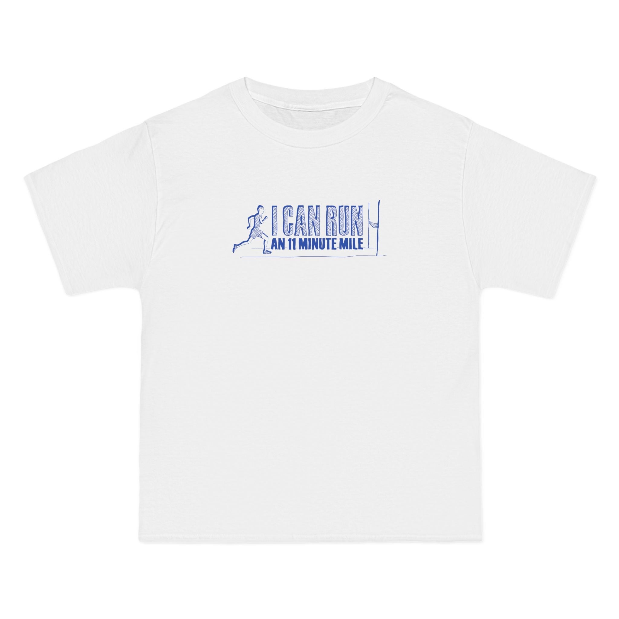 I Can Run An 11 Minute Mile - Men's Heavyweight T-Shirt