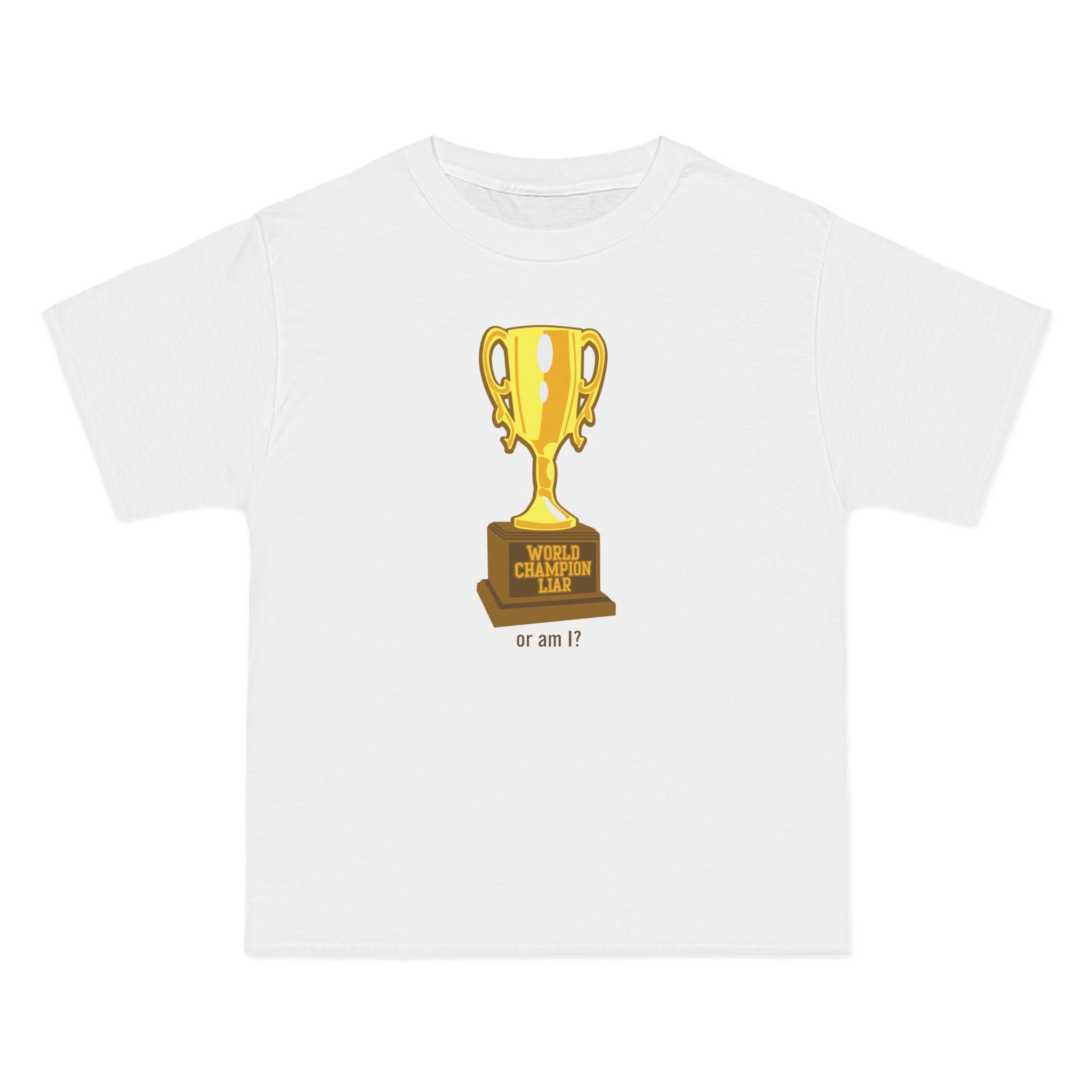 World Champion Liar - Or Am I? - Men's Heavyweight T-Shirt